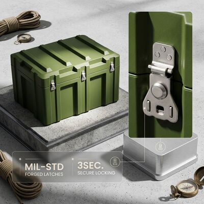 Casella di attrezzature rotomolatta in LLDPE resistente agli urti a doppia parete IP67