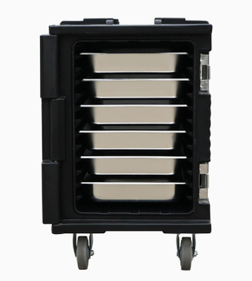 90L Mobile Catering Food Pan Carrier All-Terrain Wheeled Design per eventi all'aperto Servizio banchetto