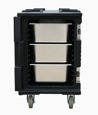 90L Food Pan Warmer Cooler Contenitore isolante a freddo caldo a doppio uso per il controllo della temperatura versatile della ristorazione