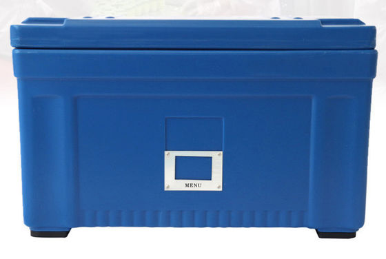 Manico in nylon Contenitore per trasporto alimentare isolato da 45 litri Contenitore per catering LLDPE stampato in rotazionale con coperchio staccabile