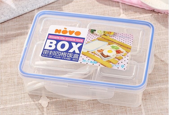 Divisore sveglio portatile del pranzo del commestibile pp del peso leggero di plastica riutilizzabile dei contenitori