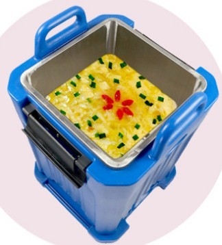 alimento isolato prodotti Pan Carriers For Hot Food di 50L Rotomoulded