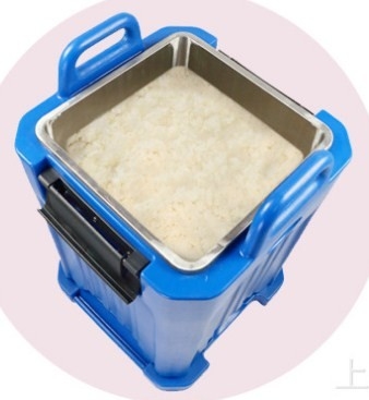 alimento isolato prodotti Pan Carriers For Hot Food di 50L Rotomoulded