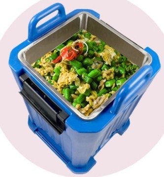 alimento isolato prodotti Pan Carriers For Hot Food di 50L Rotomoulded