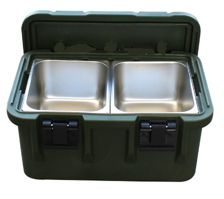 33L ha isolato i contenitori di trasporto dell'alimento GN Pan With Seal Carrier