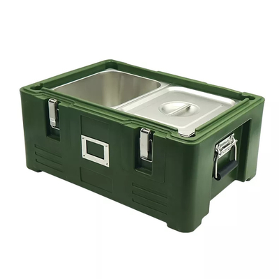 alimento isolato Pan Carrier Rotomolding Customized Logo di caricamento superiore 30L