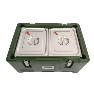 alimento isolato Pan Carrier Rotomolding Customized Logo di caricamento superiore 30L