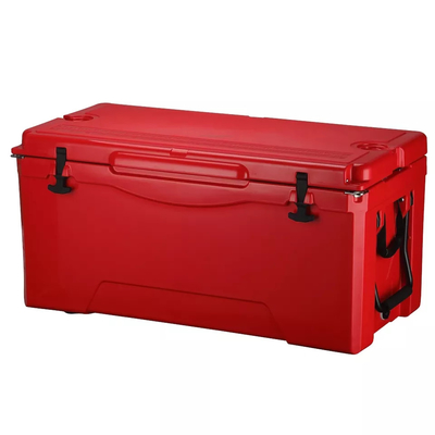 Dispositivo di raffreddamento a ruote di plastica impermeabile del contenitore di ghiaccio di 135QT Rotomolded