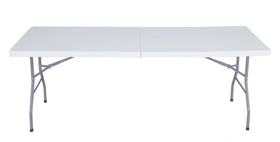 Stalla all'aperto di plastica portatile processo di soffiatura in forma bianca 8ft della sedia di tavolo pieghevole 240cm
