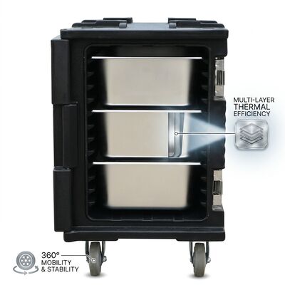Caldaia e raffreddatore 55L Portatore termoelettrico isolante a doppia modalità Controllo della temperatura attiva DC