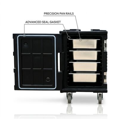 Cater Box isolato 28L Compatto Rotomolded Catering Box Contenitore alimentare Cisterna di consegna termica