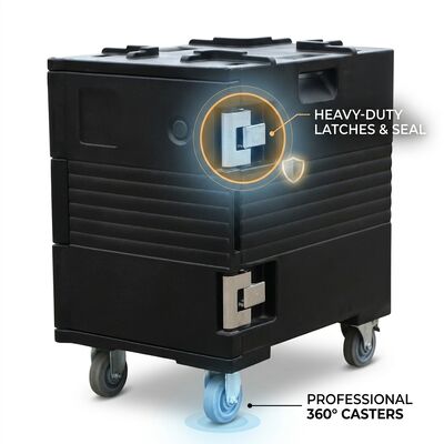 Hotel Food Pan Carrier Box 42L Ultra-Silent Isolated Catering Box Servizio in camera Attrezzature per banchetti