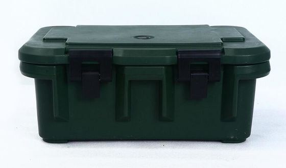 Trasportatore per alimenti isolato con caricamento dall'alto da 30L, contenitore per il trasporto rotomolded compatibile con teglie GN 1/1