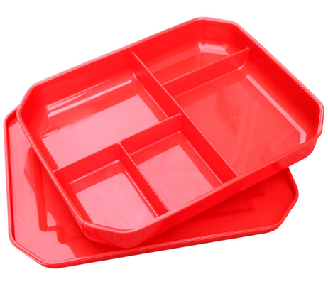 Vassoi di plastica riutilizzabili del pranzo dei bambini per i gruppi sociali che approvvigionano