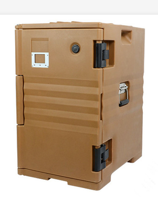 120L Front Loading Rotomoulded Products GN filtra la scatola calda isolata con le ruote