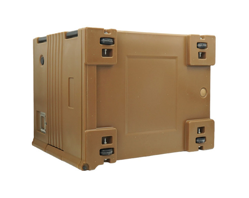 120L Front Loading Rotomoulded Products GN filtra la scatola calda isolata con le ruote