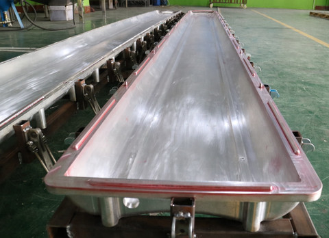 La muffa del ODM Roto muore muffa di plastica della barriera della via dell'HDPE di LLDPE