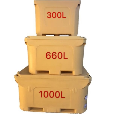 Isolamento più fresco dell'unità di elaborazione di Live Fish Storage Container With della scatola di Rotomolding di 300 litri
