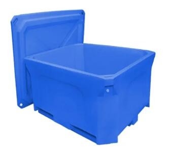 scatole congelate isolate di plastica fredde di trasporto dell'alimento dei contenitori di trasporto dell'alimento 1000L