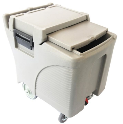 carrello Plastic With Wheels del ghiaccio isolato ristorante 125L