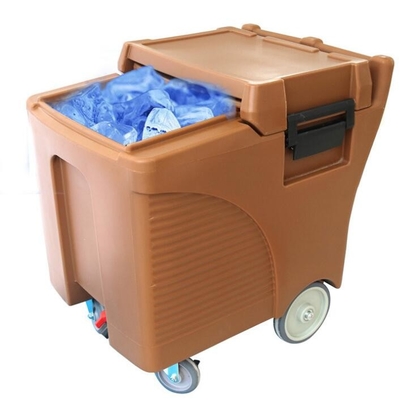 Carrello commerciale On Wheels del ghiaccio del commestibile LLDPE 125L