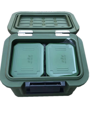SGS isolato militare di rettangolo dei contenitori di alimento dei pp