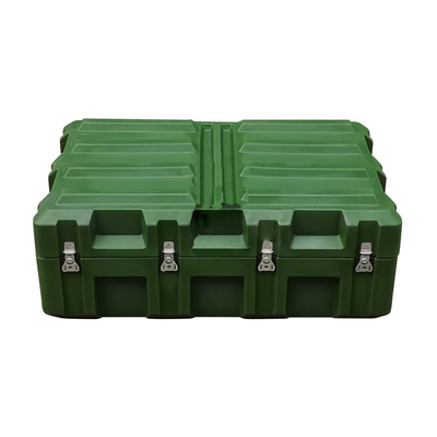 La cassa dura militare verde di plastica resistente Roto ha modellato