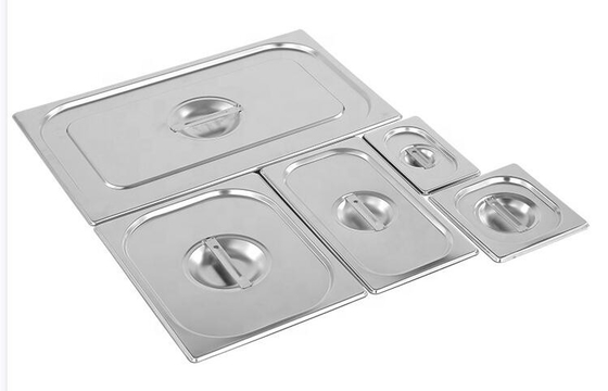 Pentola dell'alimento di acciaio inossidabile GN1/1, pentola di acciaio inossidabile GN di dimensione standard
