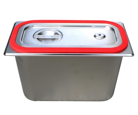 Alimento Pan With Lid, pentola di acciaio inossidabile della cucina del buffet di acciaio inossidabile