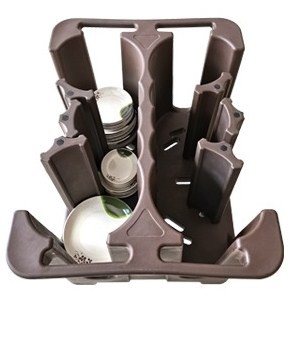Maniglie doppie di Cart With Divider del carrello mobile del piatto del NSF