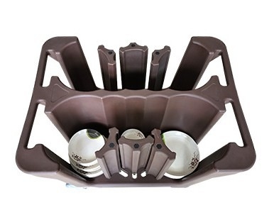 Maniglie doppie di Cart With Divider del carrello mobile del piatto del NSF