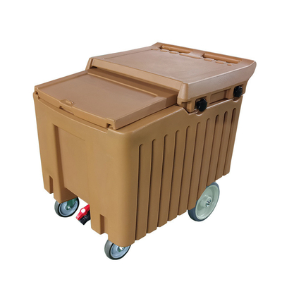 110L mobile ha isolato il bene durevole di stoccaggio di Bin For Ice del carrello del ghiaccio