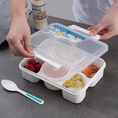 contenitori di plastica riutilizzabili del pranzo 1170ml con le tazze dell'acqua della minestra