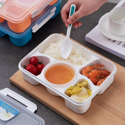 contenitori di plastica riutilizzabili del pranzo 1170ml con le tazze dell'acqua della minestra