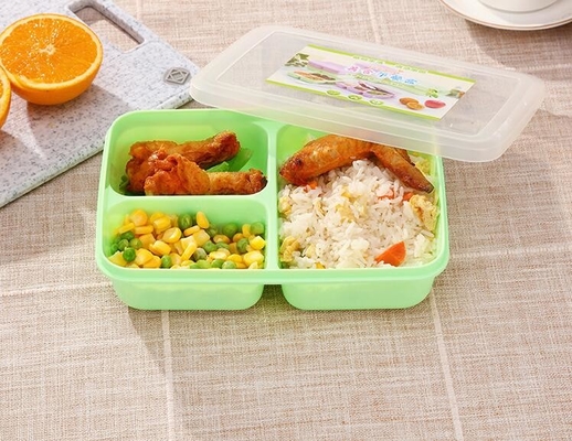 Contenitori di plastica riutilizzabili del pranzo dei bambini, BPA Bento Lunch Box libero