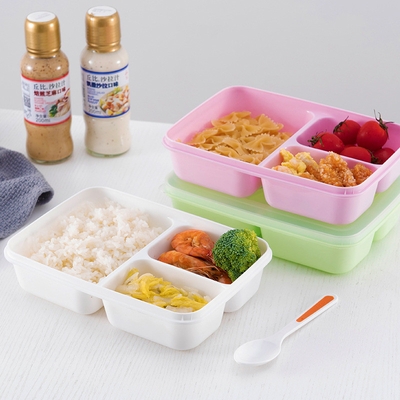 Eco BPA amichevole pp liberi Bento Lunch Box For Kids di plastica