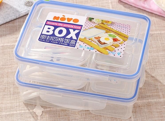 Divisore sveglio portatile del pranzo del commestibile pp del peso leggero di plastica riutilizzabile dei contenitori