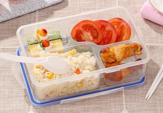 Divisore sveglio portatile del pranzo del commestibile pp del peso leggero di plastica riutilizzabile dei contenitori