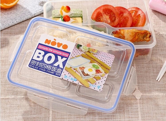 Divisore sveglio portatile del pranzo del commestibile pp del peso leggero di plastica riutilizzabile dei contenitori