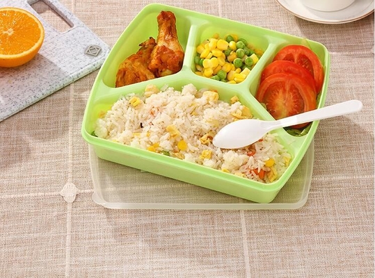 1280ml Bento Lunch Box riutilizzabile 4 compartimenti