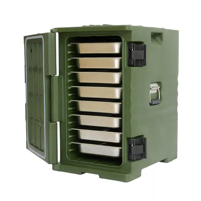 Alimento isolato di plastica Pan Carrier Hot Cold Holding 120L di Rotomolding