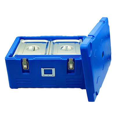alimento isolato Pan Carrier Rotomolding Customized Logo di caricamento superiore 30L